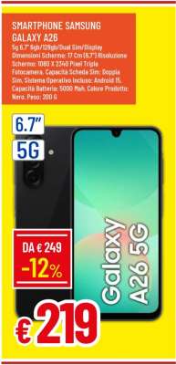 SMARTPHONE SAMSUNG GALAXY A26