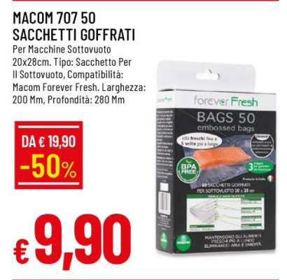 MACOM 707 50 SACCHETTI GOFFRATI