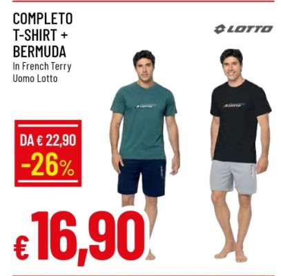 COMPLETO T-SHIRT + BERMUDA