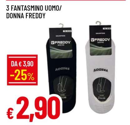 3 Fantasmino Uomo/Donna Freddy