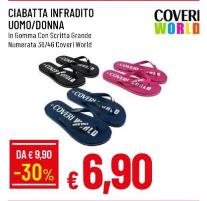 CIABATTA INFRADITO UOMO/DONNA