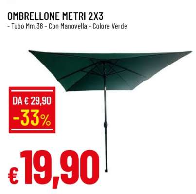 OMBRELLONE METRI 2X3