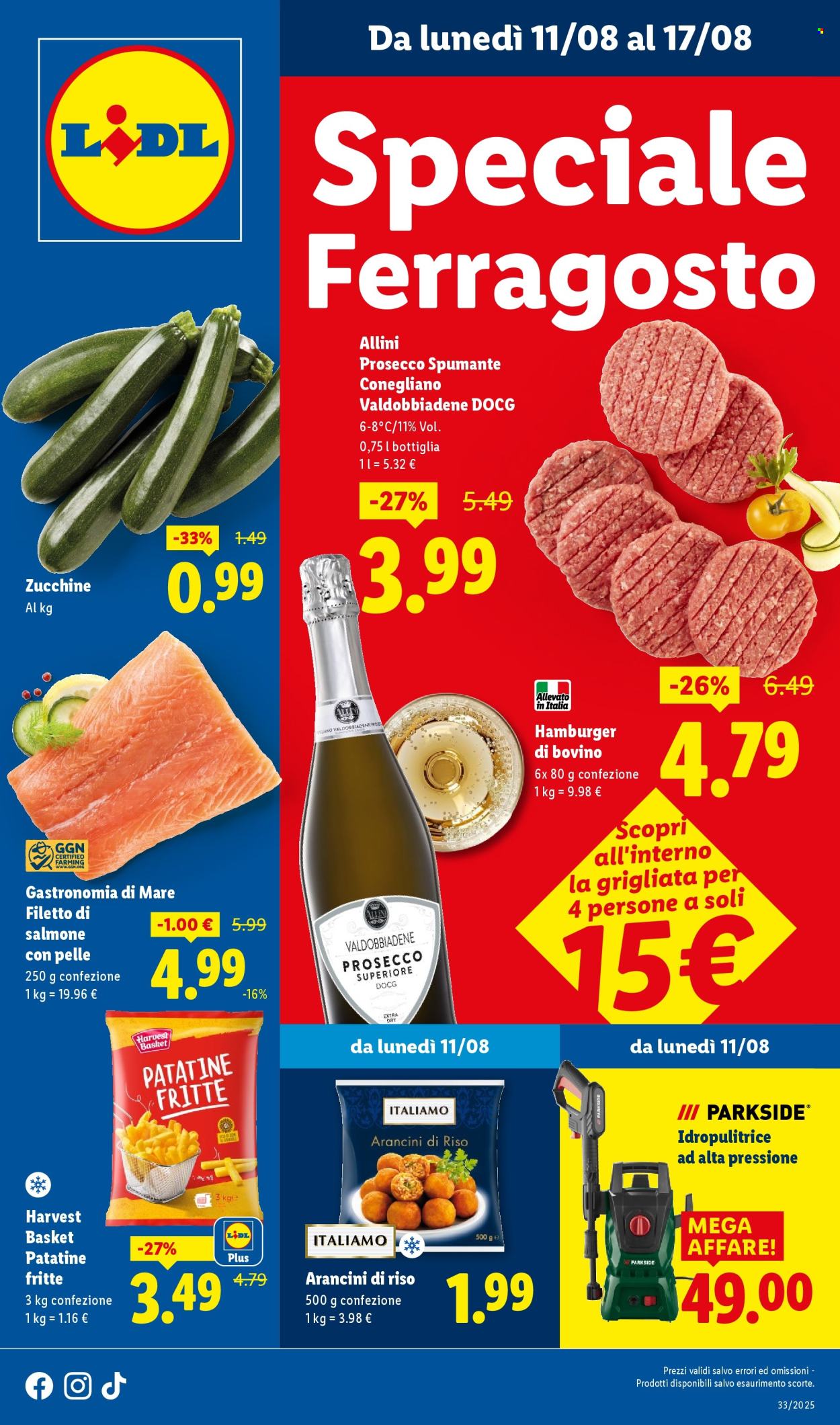 Volantino Lidl - 11/8/2025 - 17/8/2025. Pagina 1