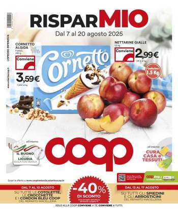 Volantino Coop - 7/8/2025 - 20/8/2025.