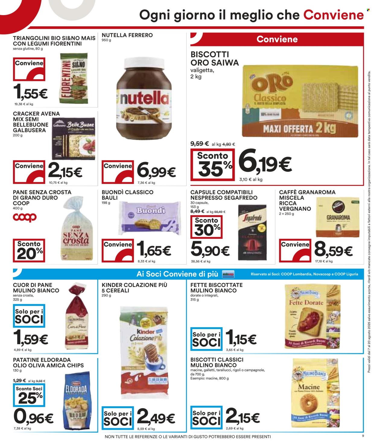 Volantino Coop - 7/8/2025 - 20/8/2025. Pagina 9