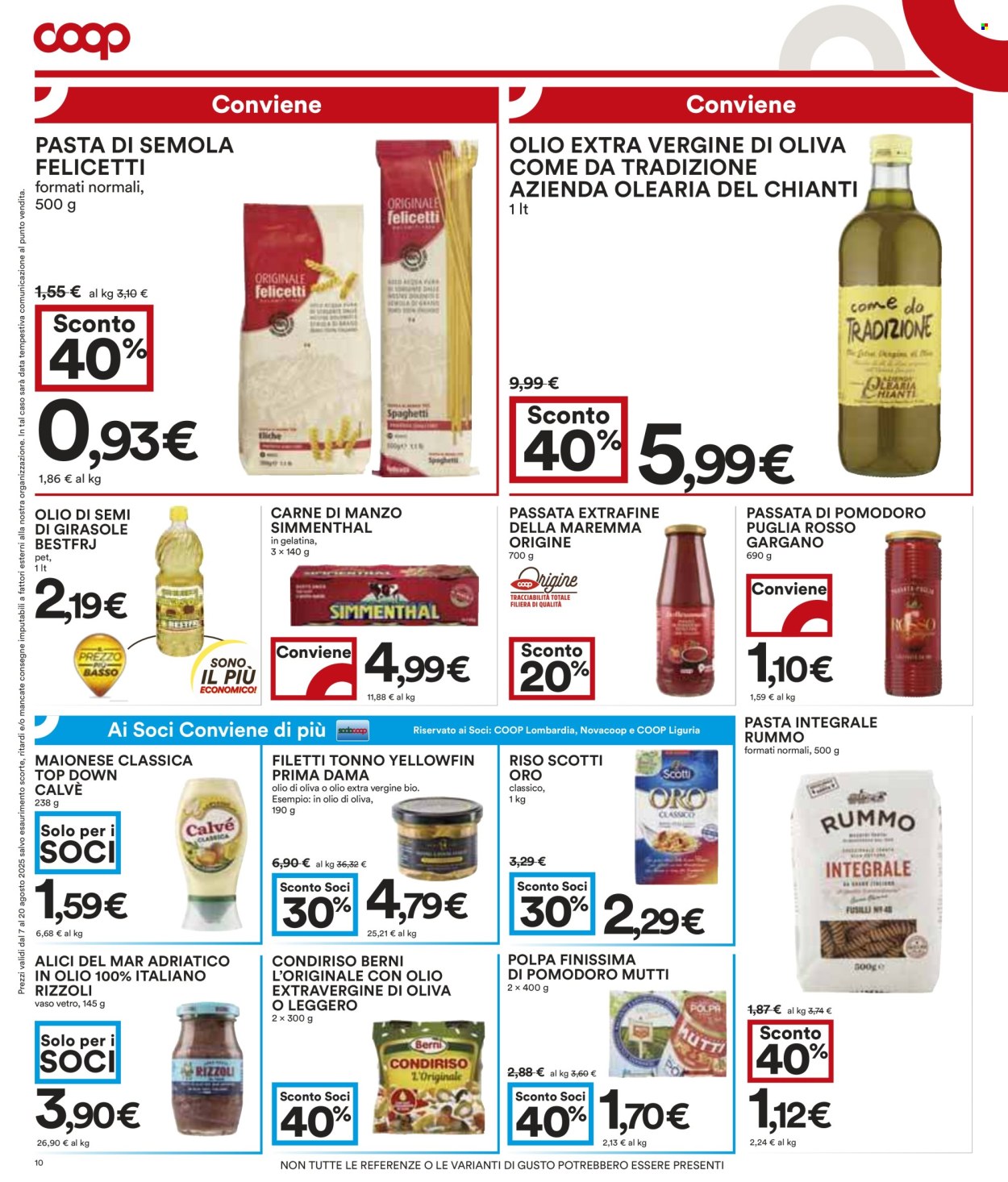 Volantino Coop - 7/8/2025 - 20/8/2025. Pagina 10