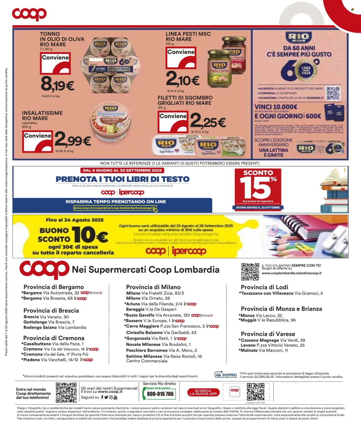 Volantino Coop - 7/8/2025 - 20/8/2025. Pagina 18