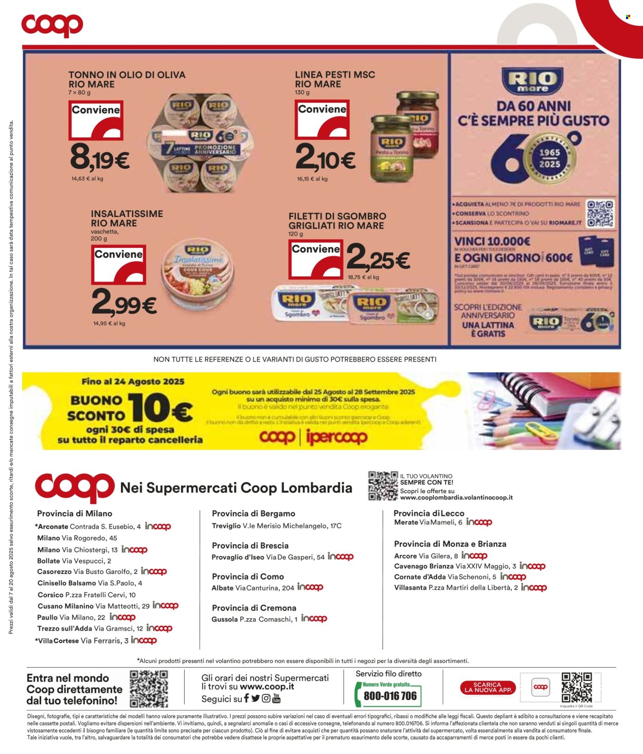 Volantino Coop - 7/8/2025 - 20/8/2025. Pagina 11