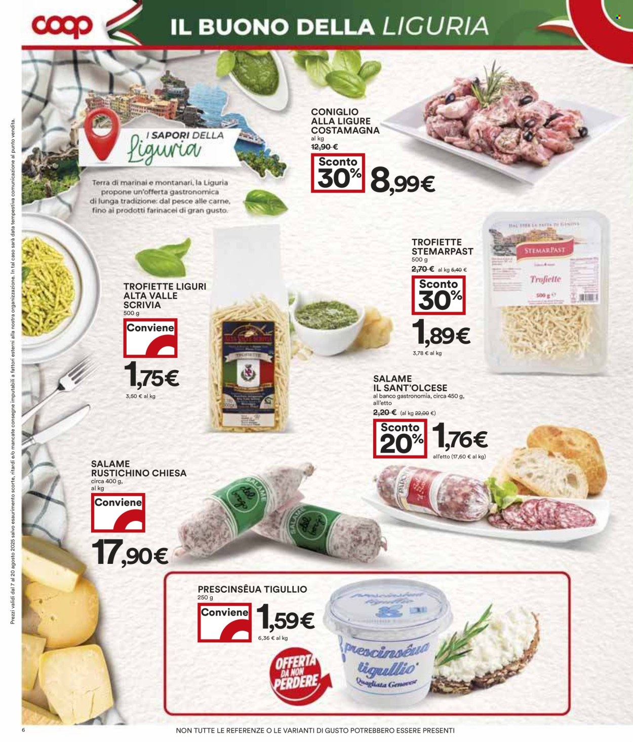 Volantino Coop - 7/8/2025 - 20/8/2025. Pagina 6