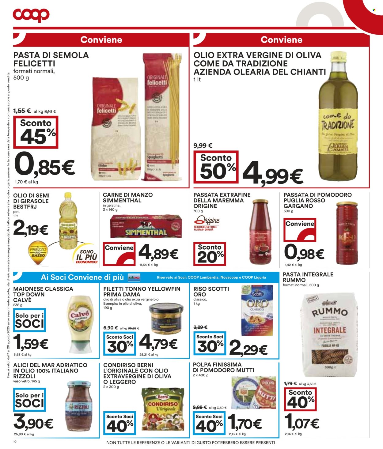 Volantino Coop - 7/8/2025 - 20/8/2025. Pagina 10