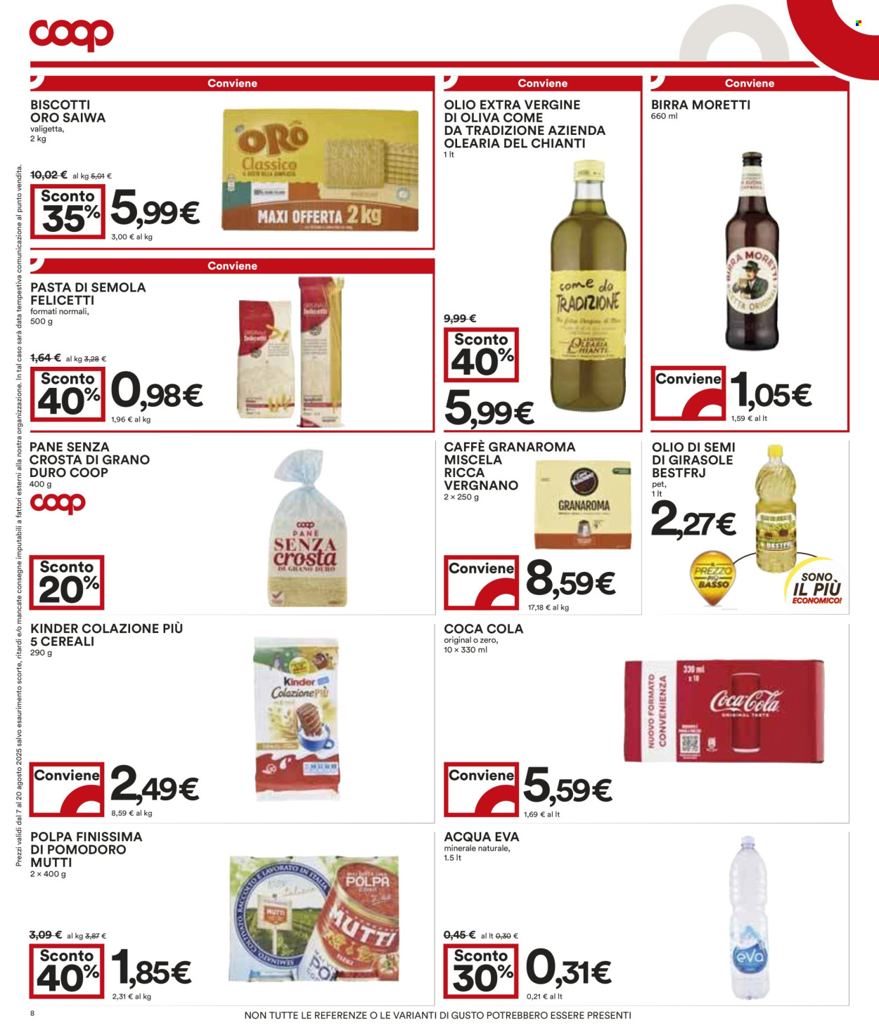 Volantino Coop - 7/8/2025 - 20/8/2025. Pagina 8