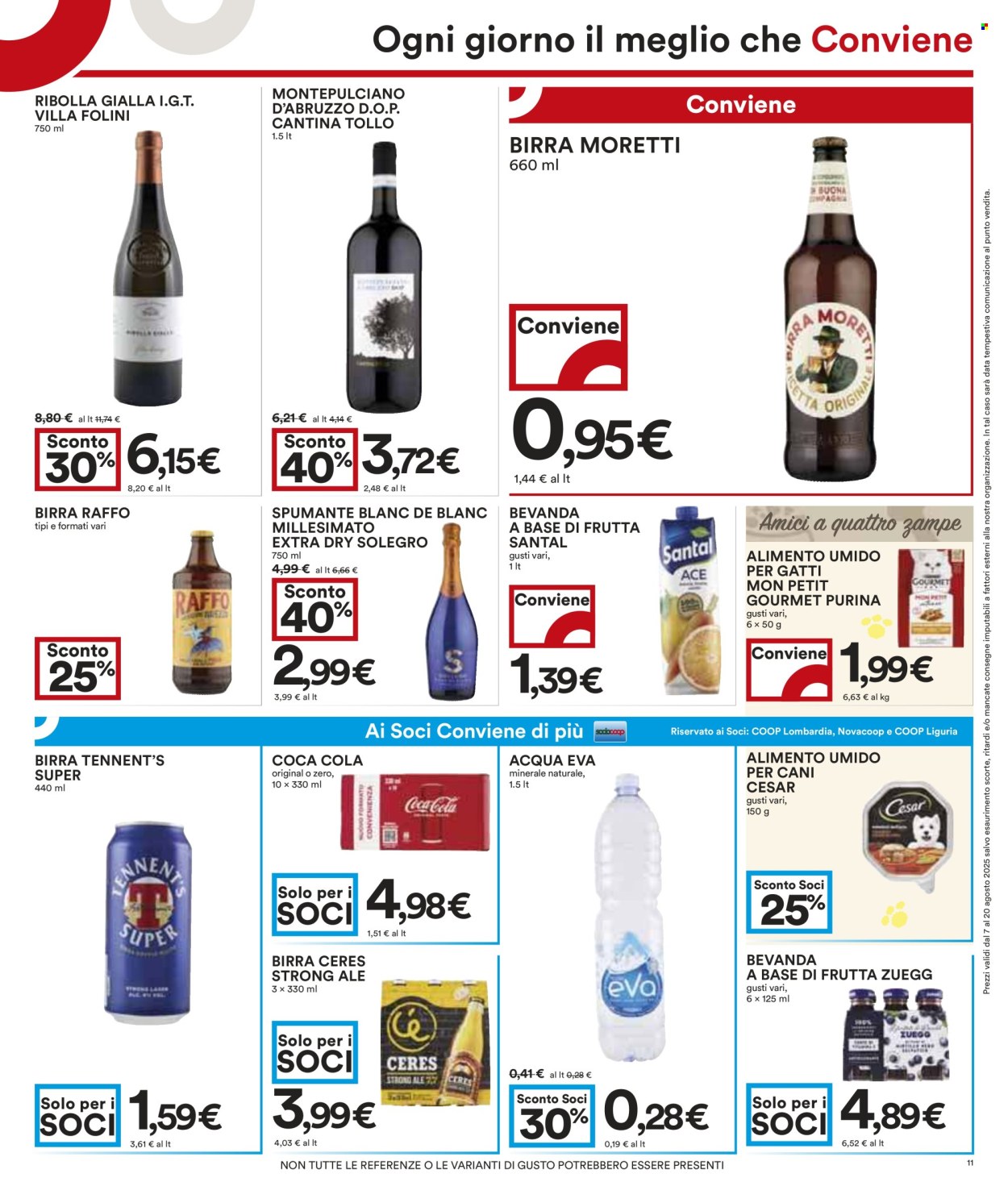 Volantino Coop - 7/8/2025 - 20/8/2025. Pagina 11