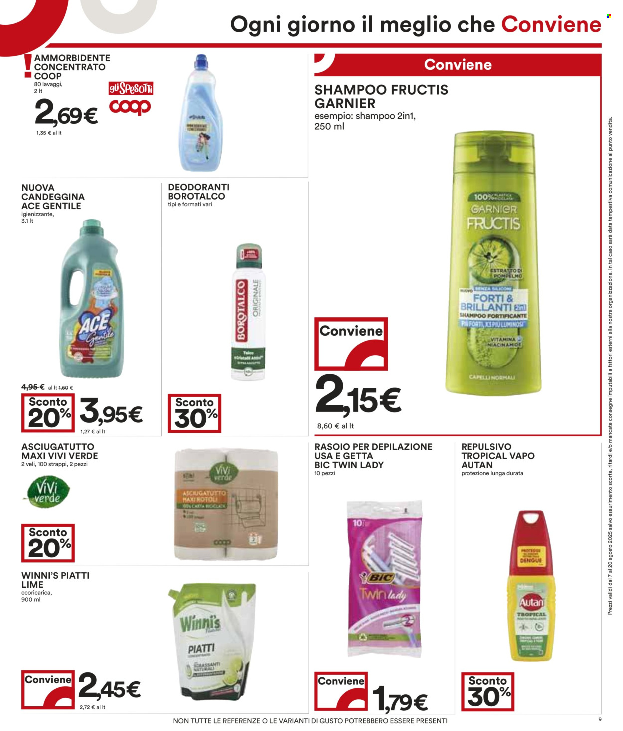 Volantino Coop - 7/8/2025 - 20/8/2025. Pagina 9