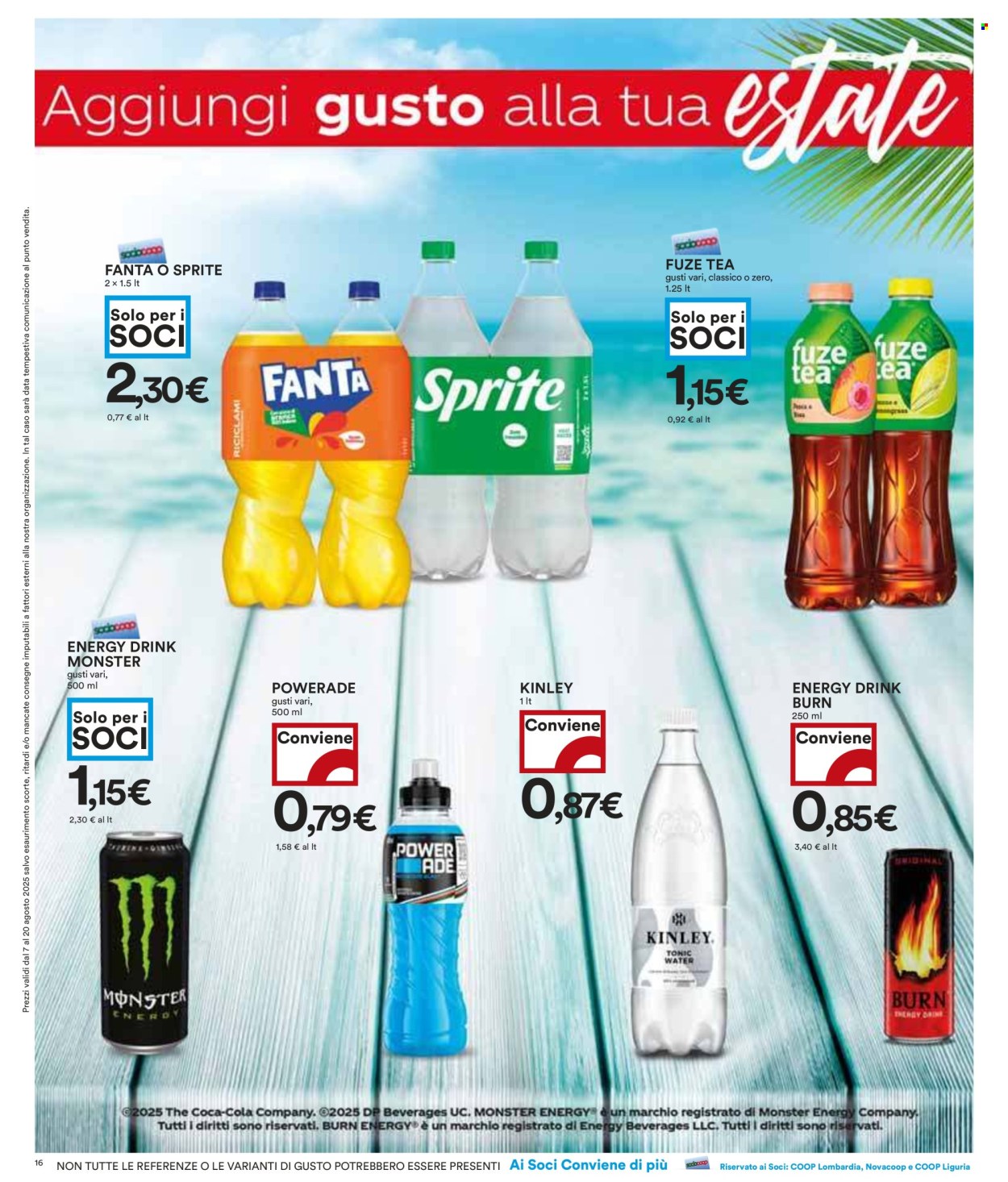 Volantino Coop - 7/8/2025 - 20/8/2025. Pagina 16