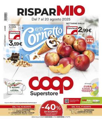 Volantino Coop - 7/8/2025 - 20/8/2025.