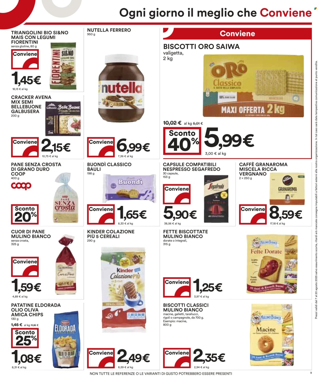 Volantino Coop - 7/8/2025 - 20/8/2025. Pagina 9