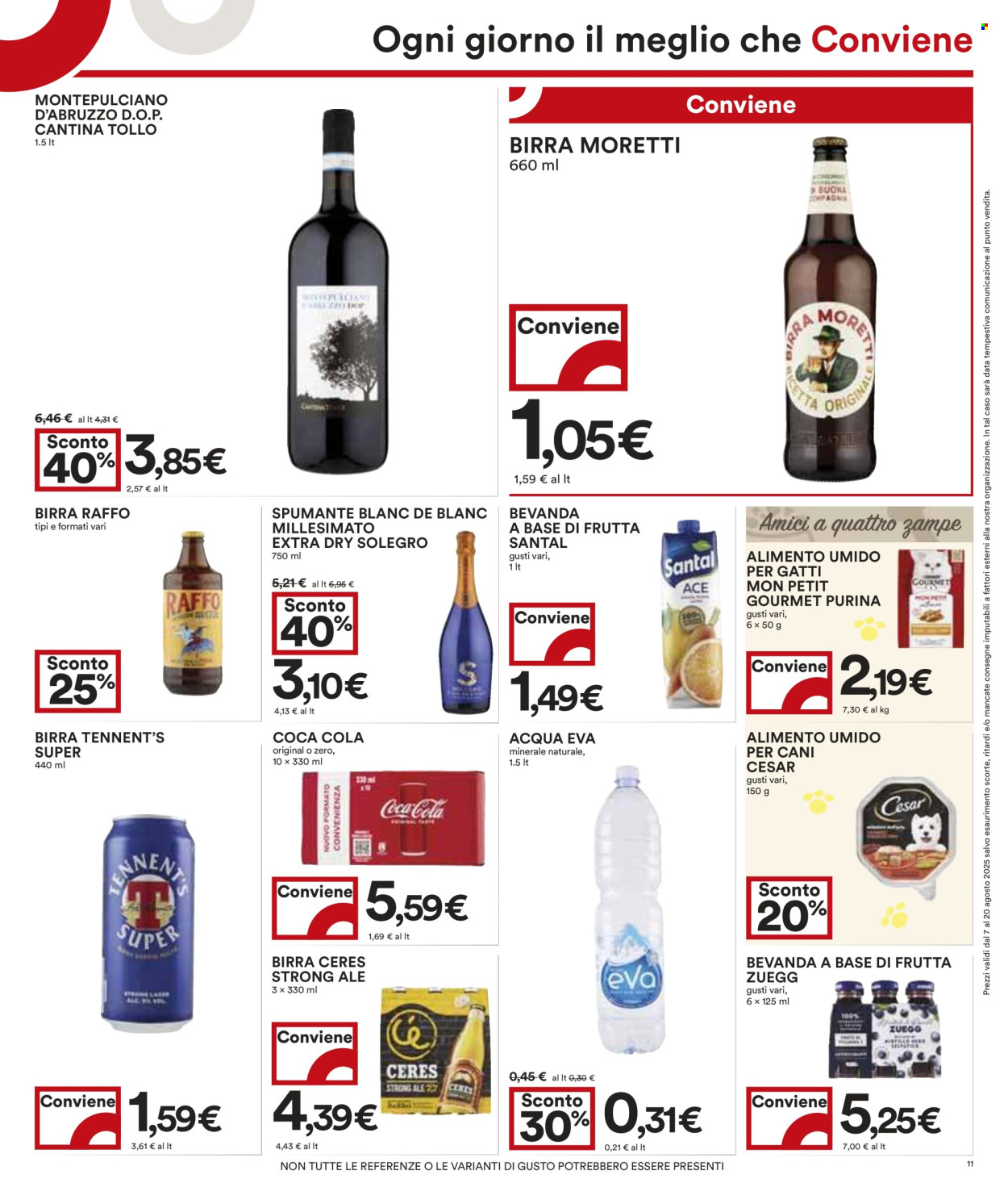 Volantino Coop - 7/8/2025 - 20/8/2025. Pagina 11