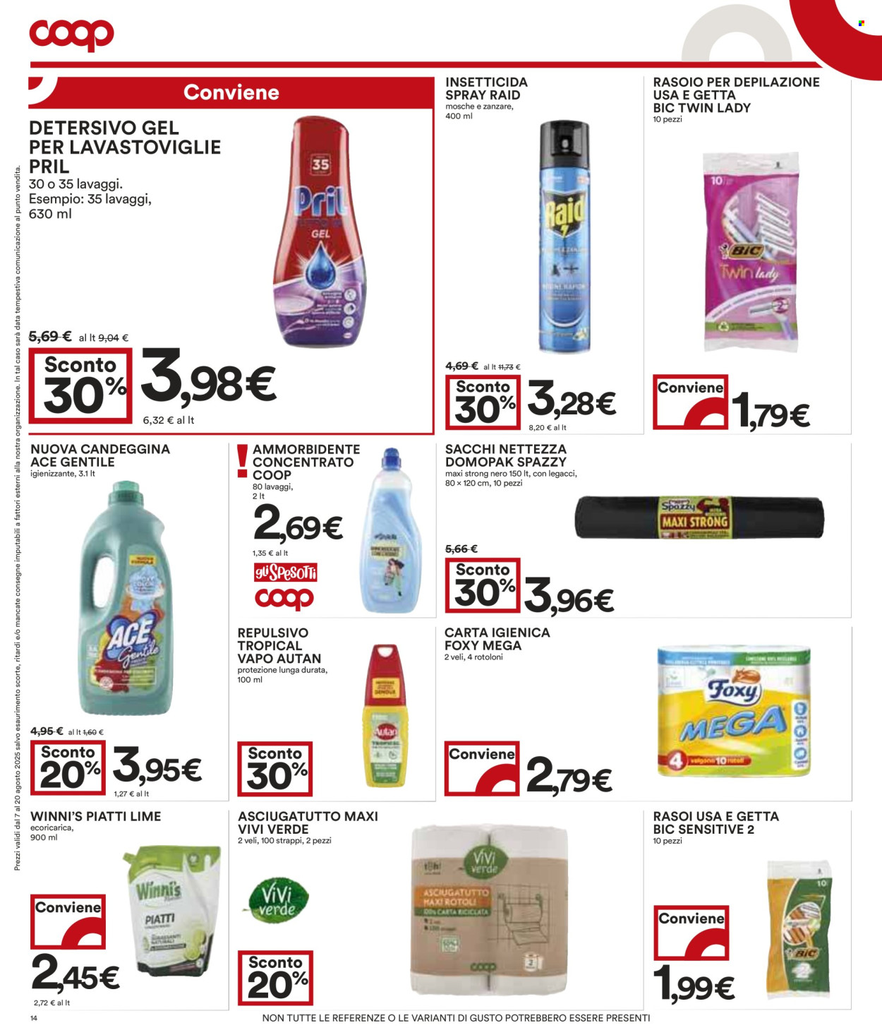 Volantino Coop - 7/8/2025 - 20/8/2025. Pagina 14