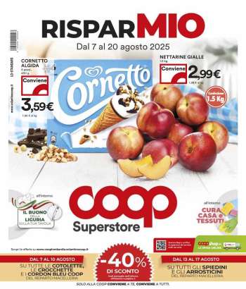 Volantino Coop - 7/8/2025 - 20/8/2025.