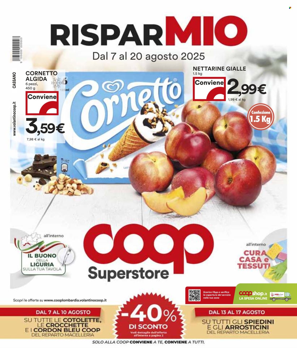 Volantino Coop - 7/8/2025 - 20/8/2025. Pagina 1