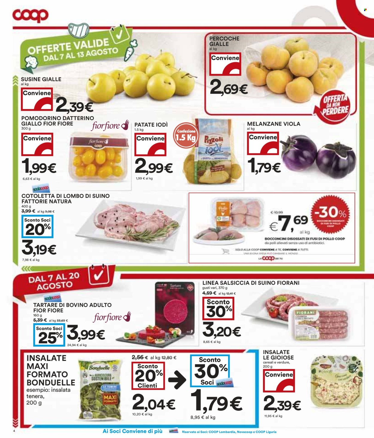 Volantino Coop - 7/8/2025 - 20/8/2025. Pagina 4