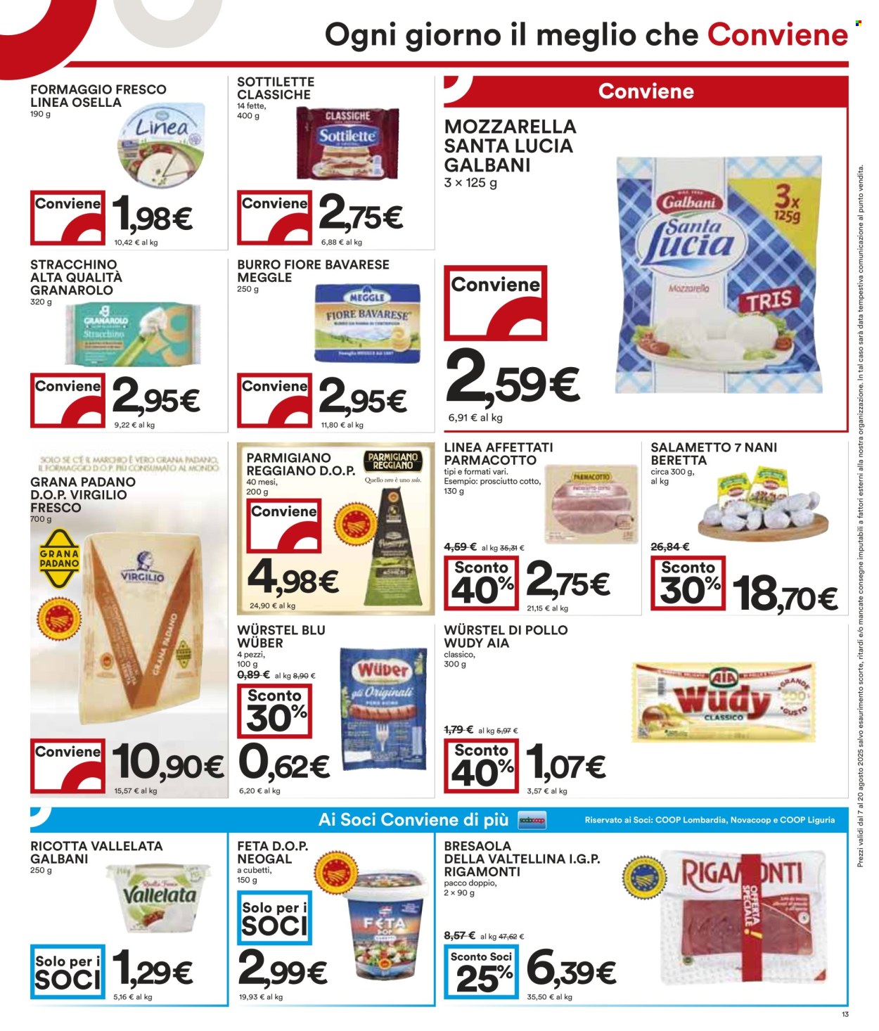 Volantino Coop - 7/8/2025 - 20/8/2025. Pagina 13