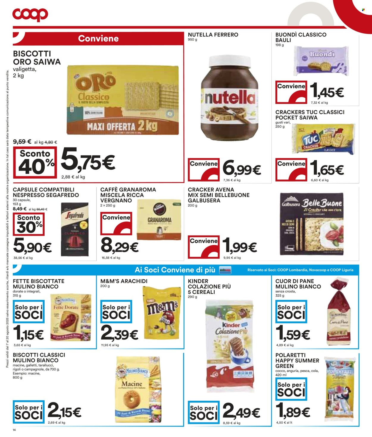 Volantino Coop - 7/8/2025 - 20/8/2025. Pagina 14