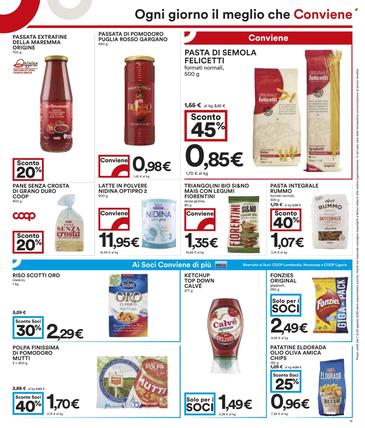 Volantino Coop - 7/8/2025 - 20/8/2025. Pagina 15