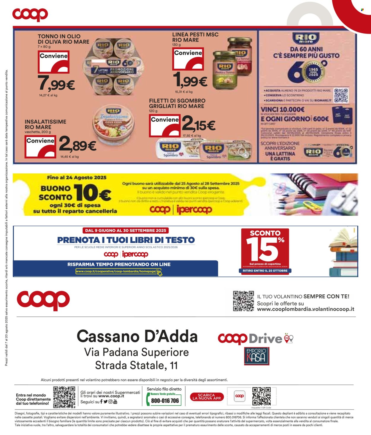 Volantino Coop - 7/8/2025 - 20/8/2025. Pagina 25