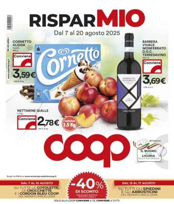 Volantino Coop - 7/8/2025 - 20/8/2025.