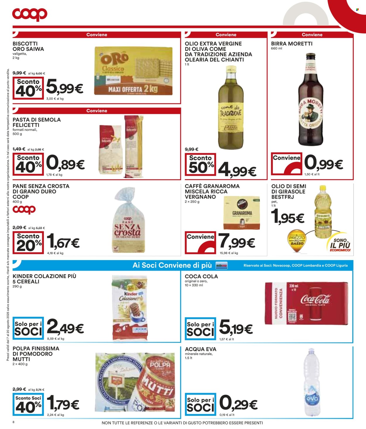 Volantino Coop - 7/8/2025 - 20/8/2025. Pagina 8