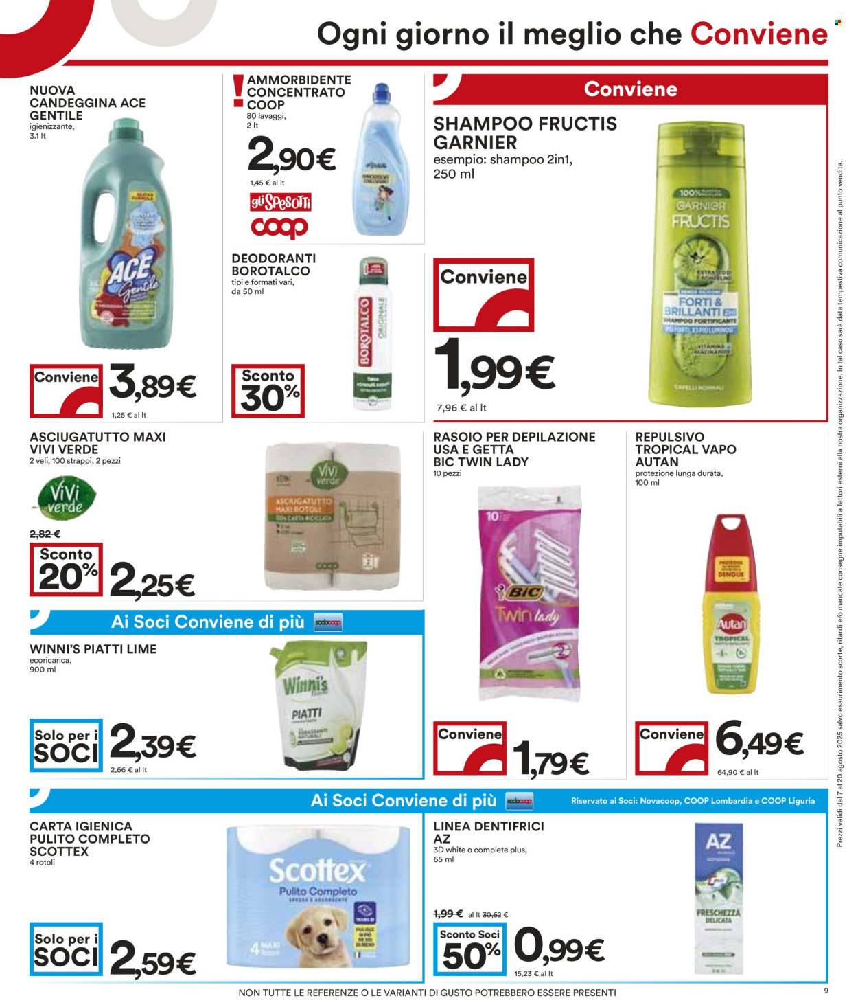 Volantino Coop - 7/8/2025 - 20/8/2025. Pagina 9