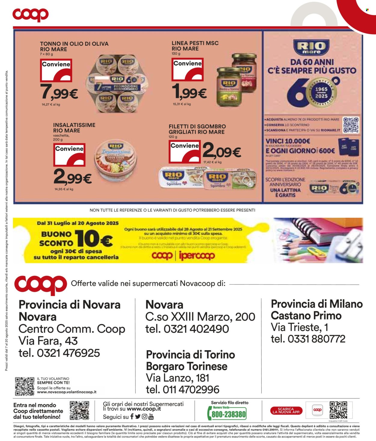 Volantino Coop - 7/8/2025 - 20/8/2025. Pagina 11