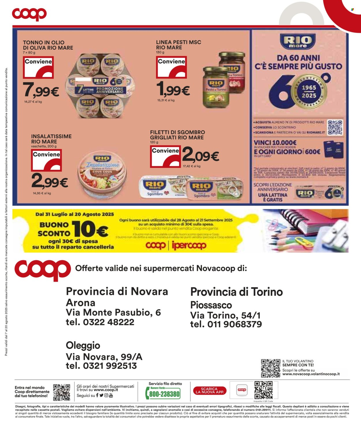 Volantino Coop - 7/8/2025 - 20/8/2025. Pagina 25