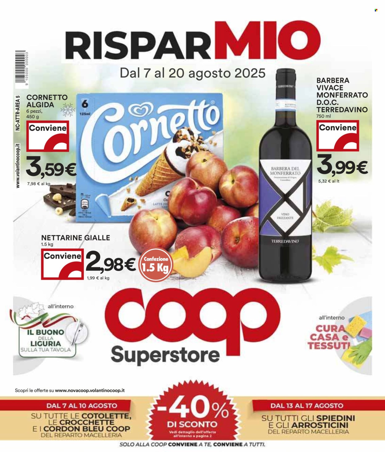 Volantino Coop - 7/8/2025 - 20/8/2025. Pagina 1