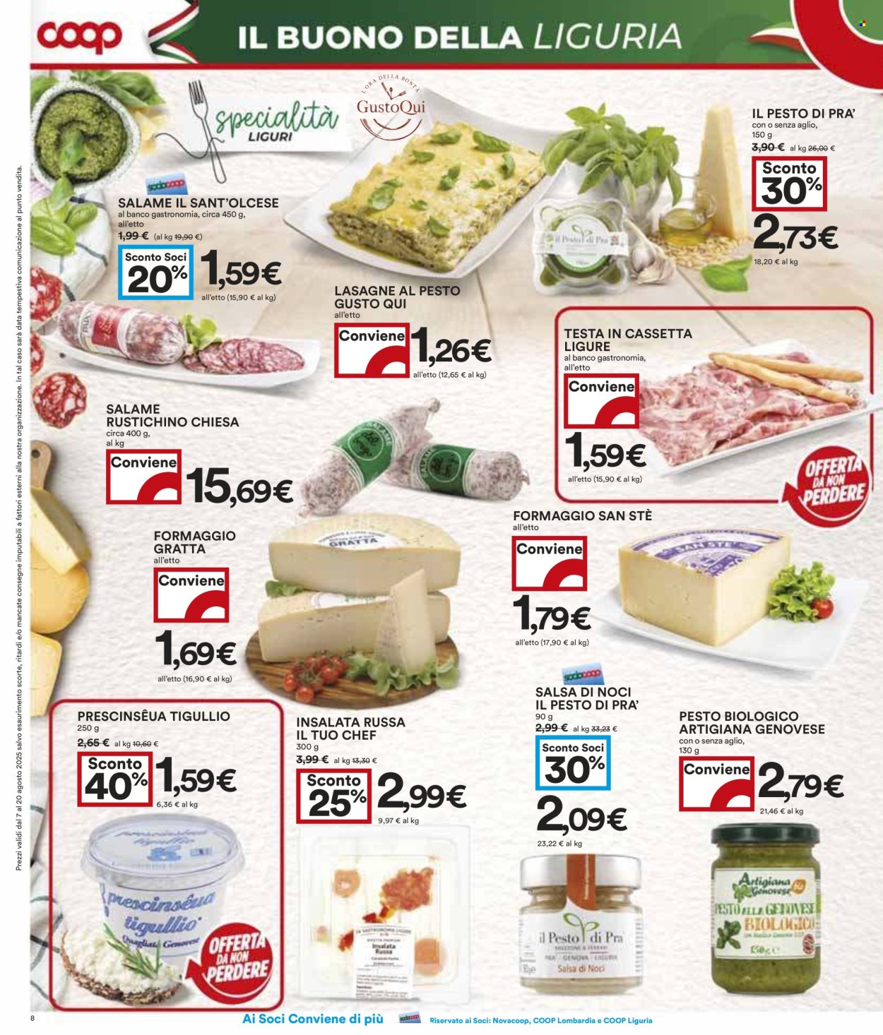 Volantino Coop - 7/8/2025 - 20/8/2025. Pagina 8