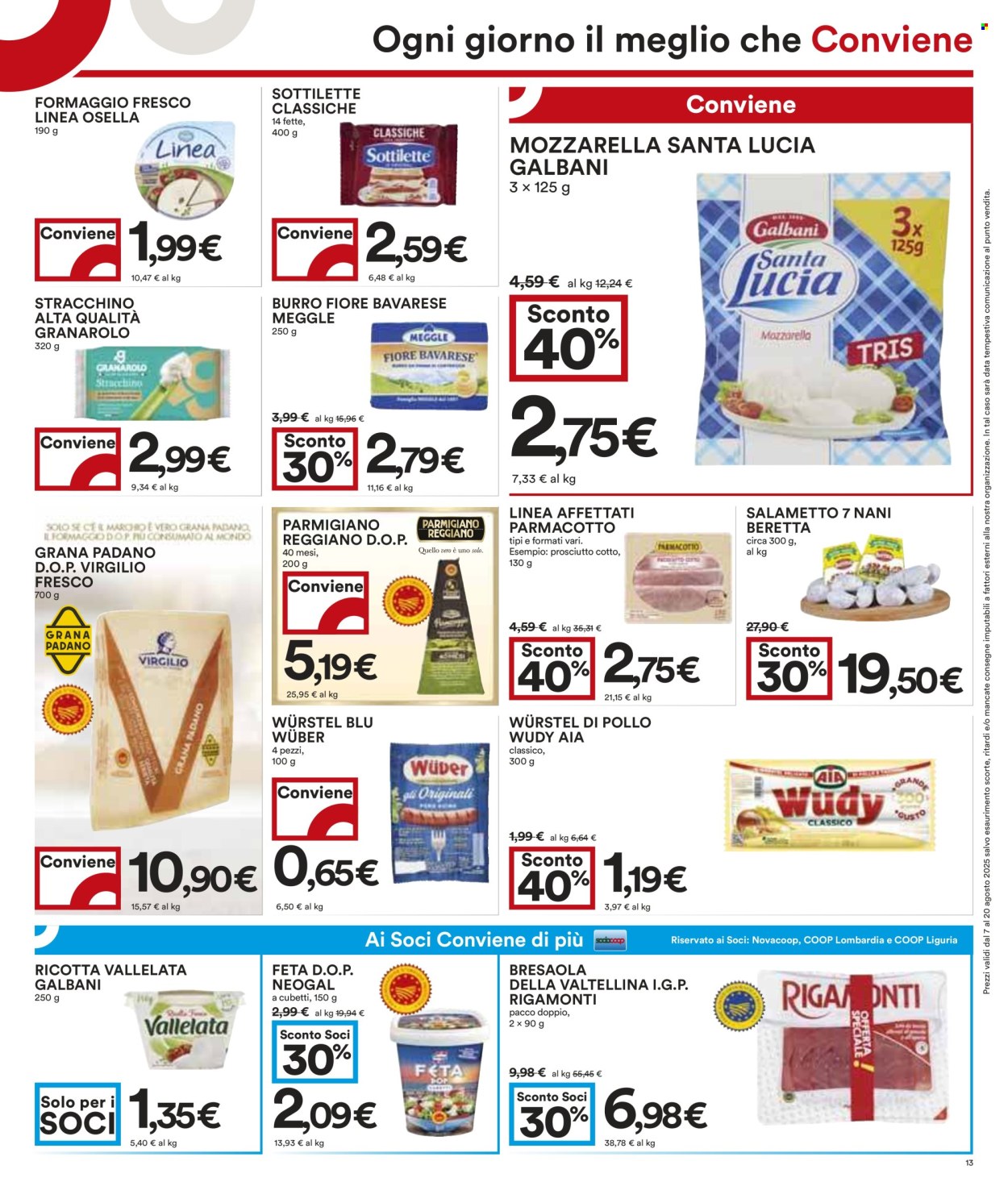 Volantino Coop - 7/8/2025 - 20/8/2025. Pagina 13