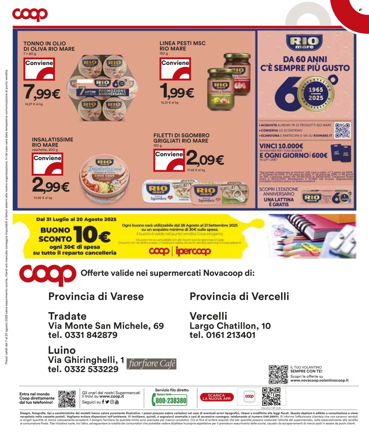 Volantino Coop - 7/8/2025 - 20/8/2025. Pagina 25