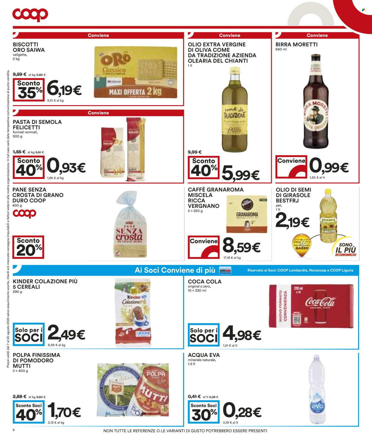 Volantino Coop - 7/8/2025 - 20/8/2025. Pagina 8