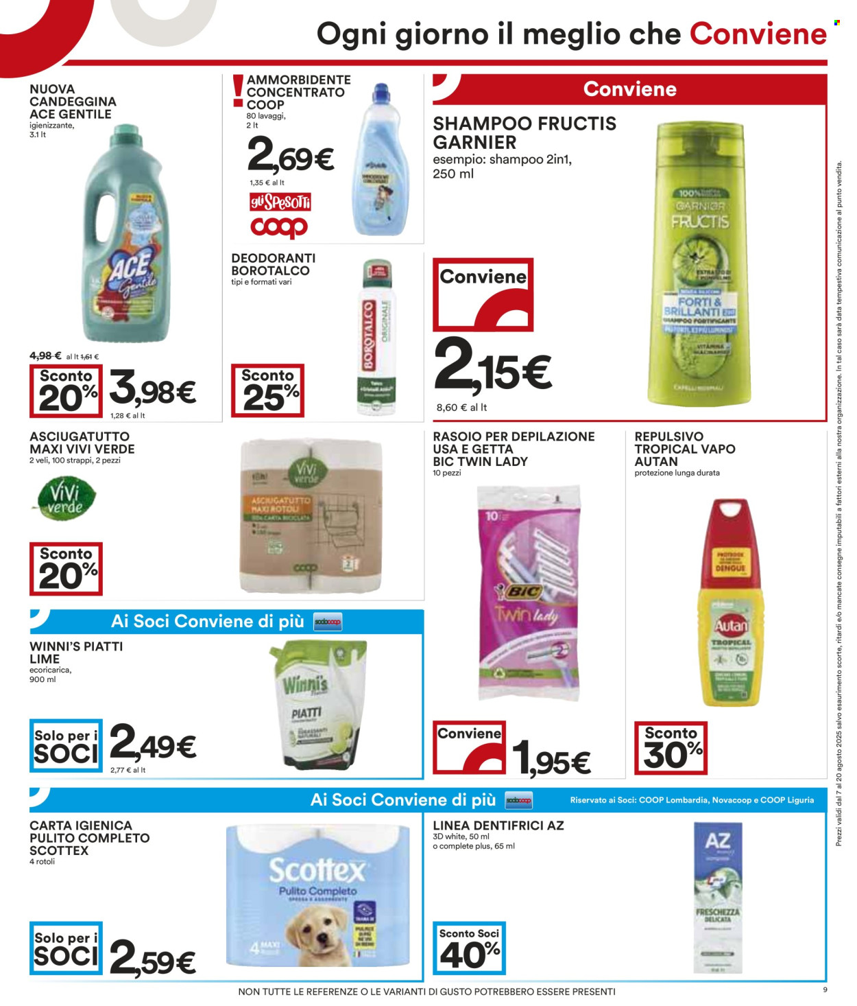 Volantino Coop - 7/8/2025 - 20/8/2025. Pagina 9