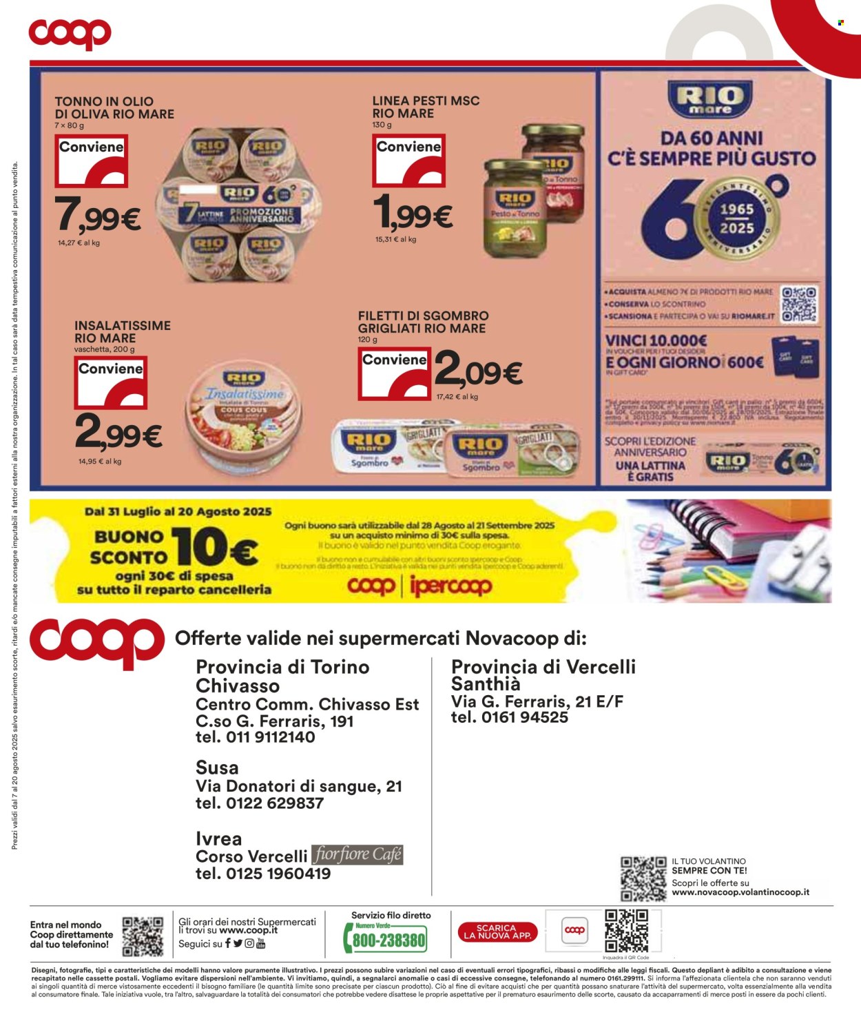 Volantino Coop - 7/8/2025 - 20/8/2025. Pagina 25