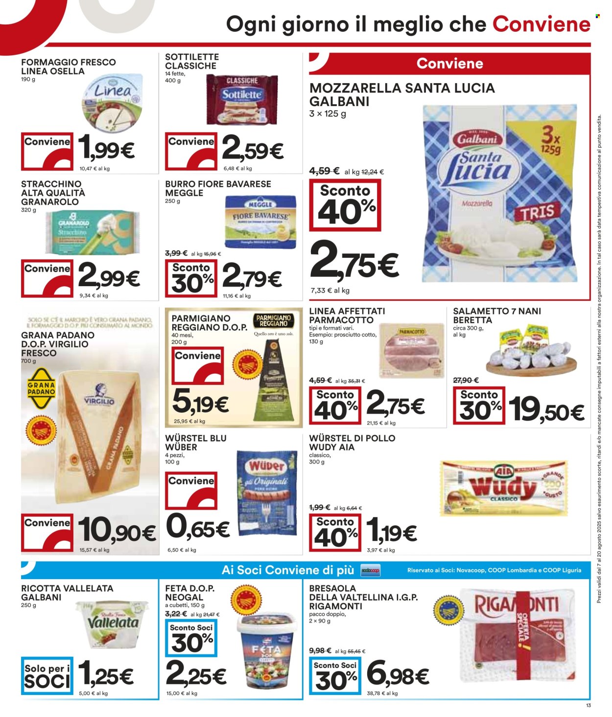 Volantino Coop - 7/8/2025 - 20/8/2025. Pagina 13