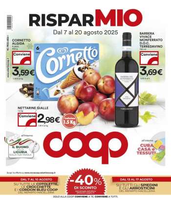 Volantino Coop - 7/8/2025 - 20/8/2025.