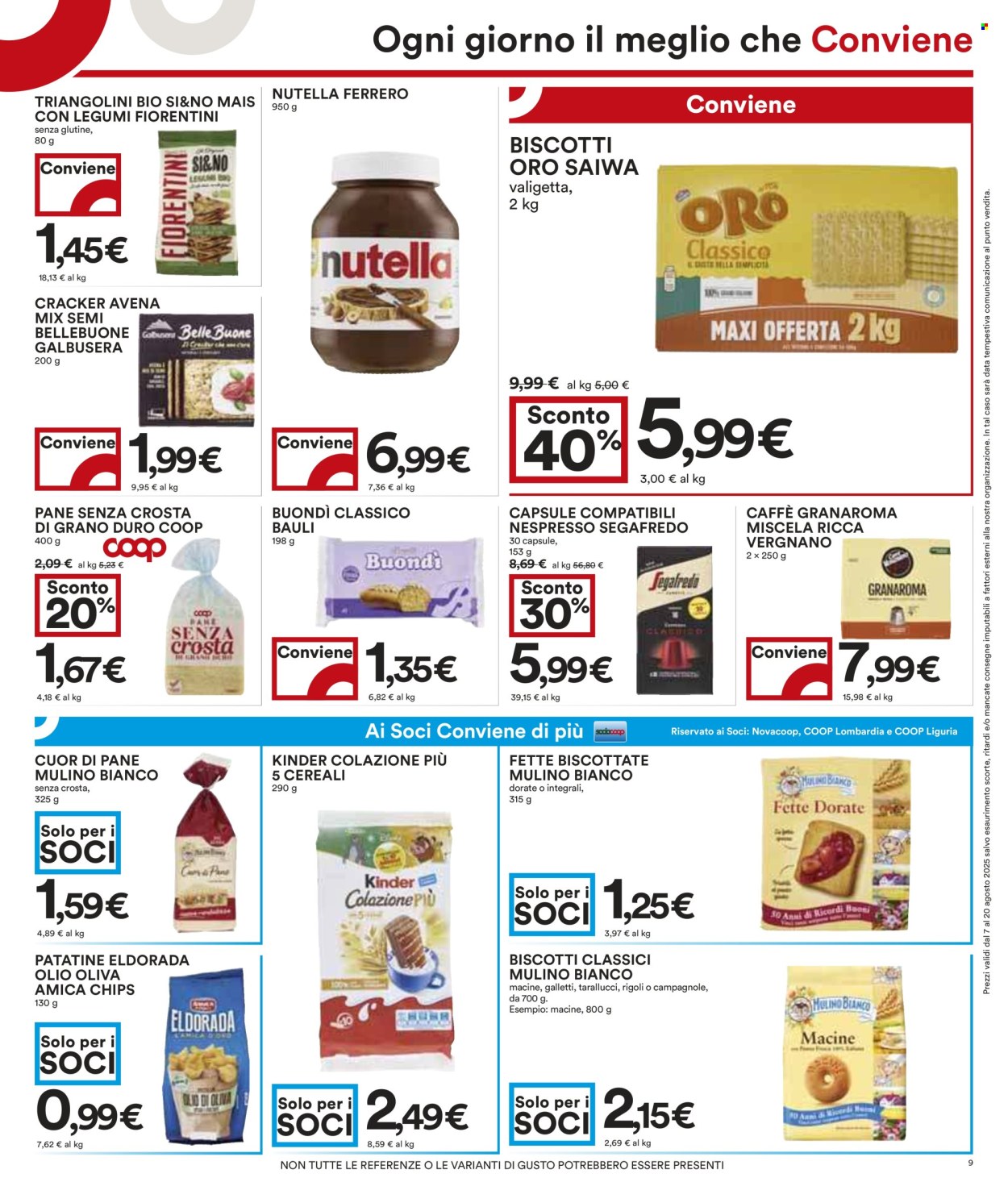 Volantino Coop - 7/8/2025 - 20/8/2025. Pagina 9