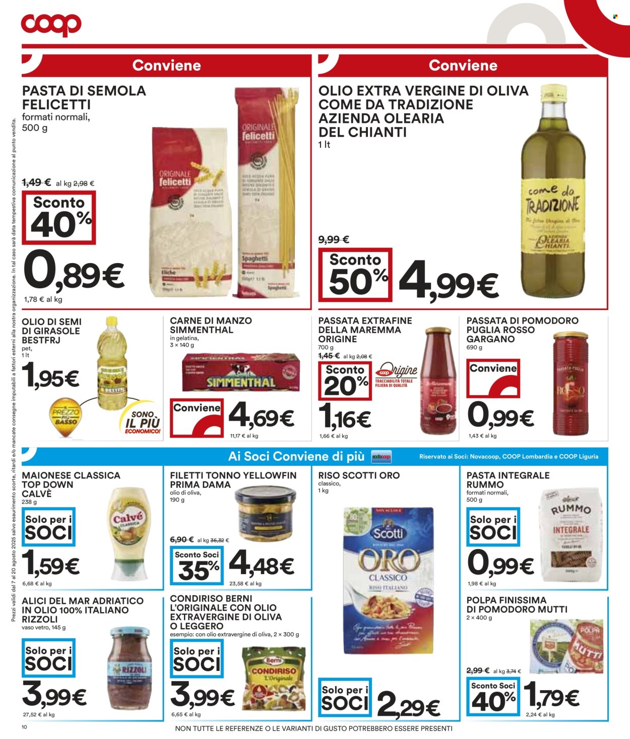 Volantino Coop - 7/8/2025 - 20/8/2025. Pagina 10