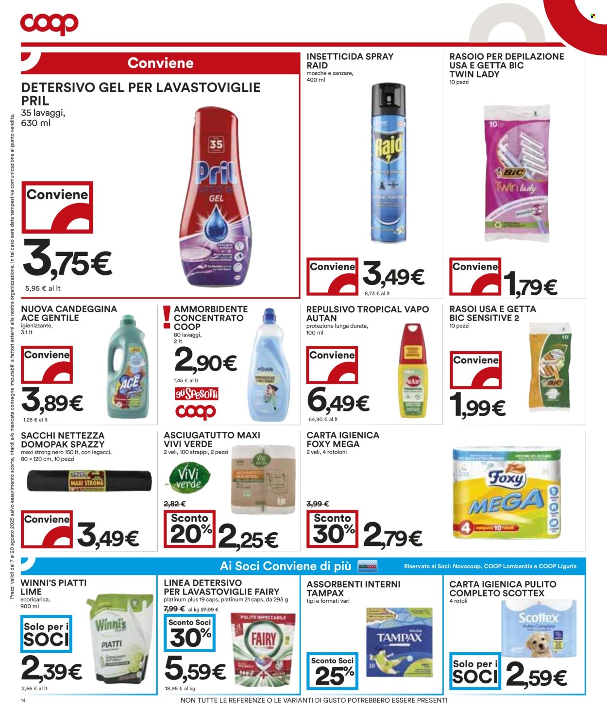 Volantino Coop - 7/8/2025 - 20/8/2025. Pagina 14