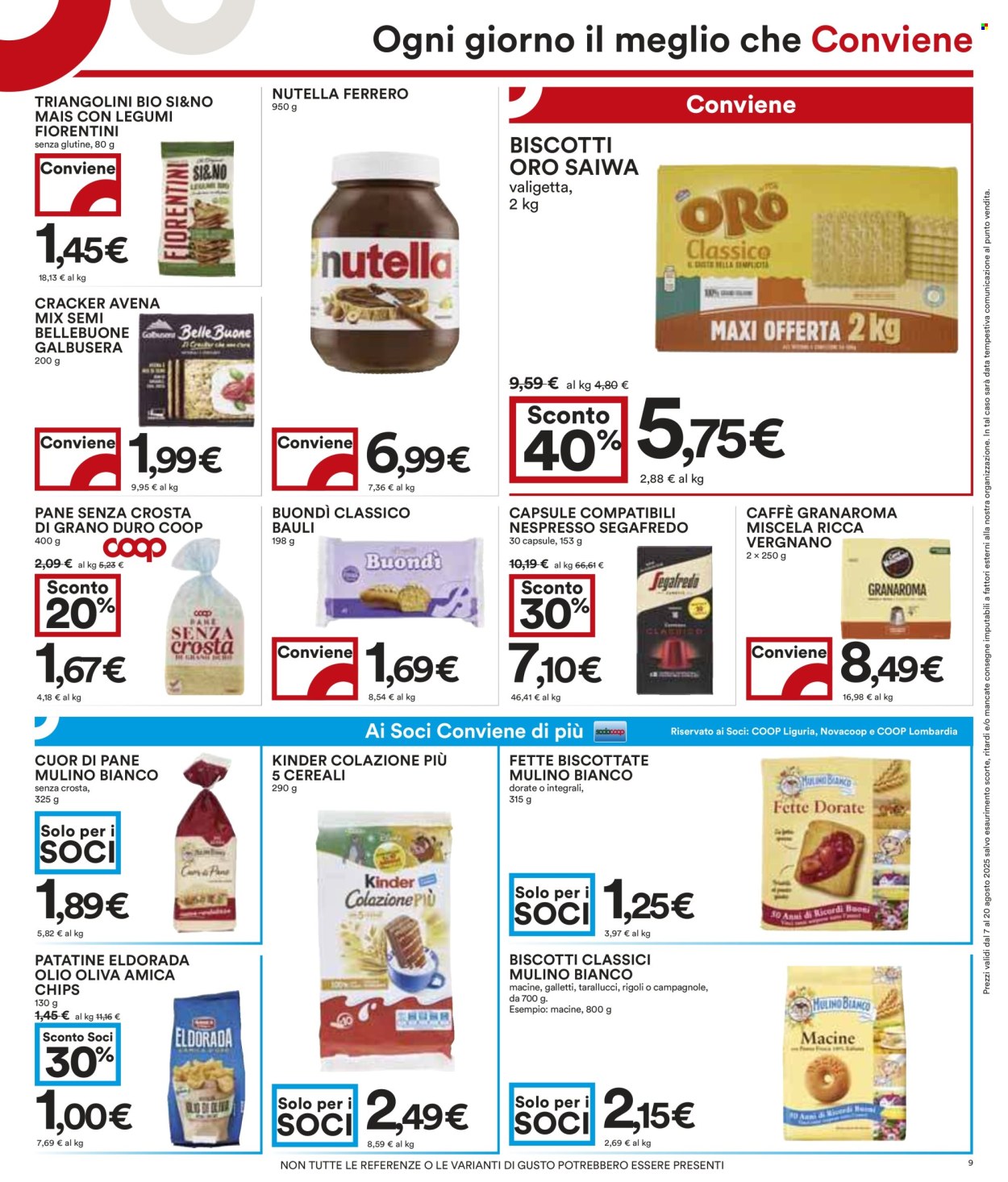 Volantino Coop - 7/8/2025 - 20/8/2025. Pagina 9