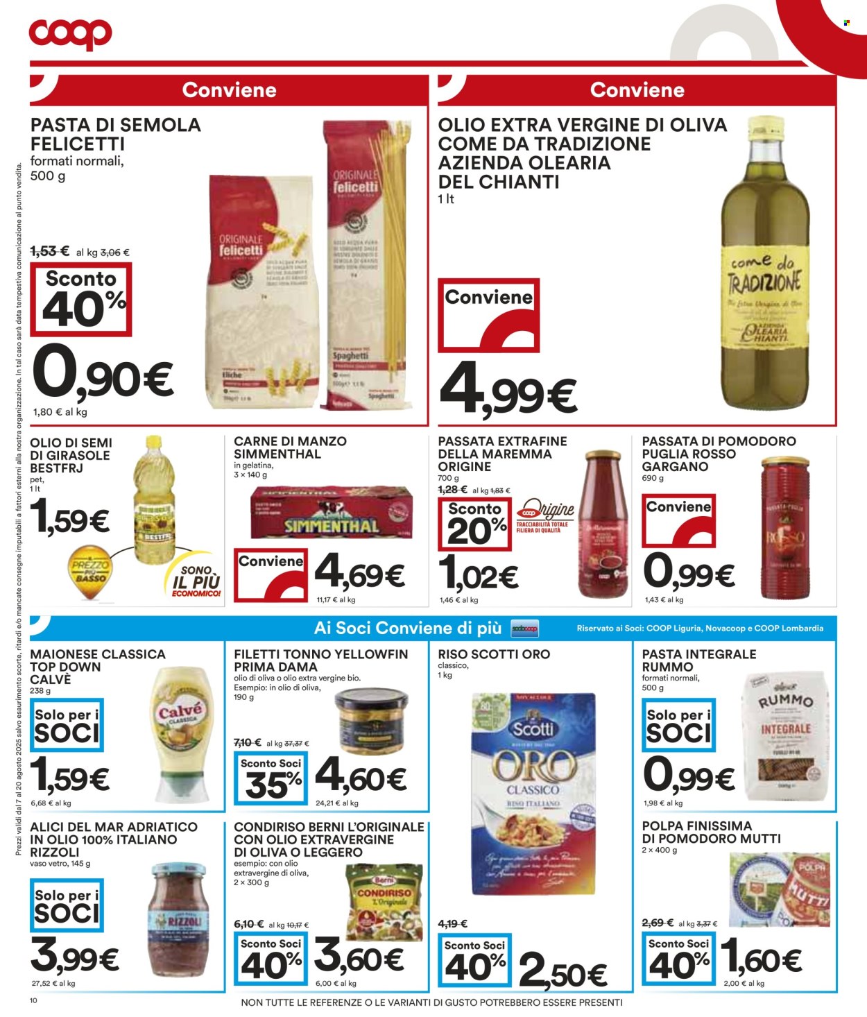Volantino Coop - 7/8/2025 - 20/8/2025. Pagina 10
