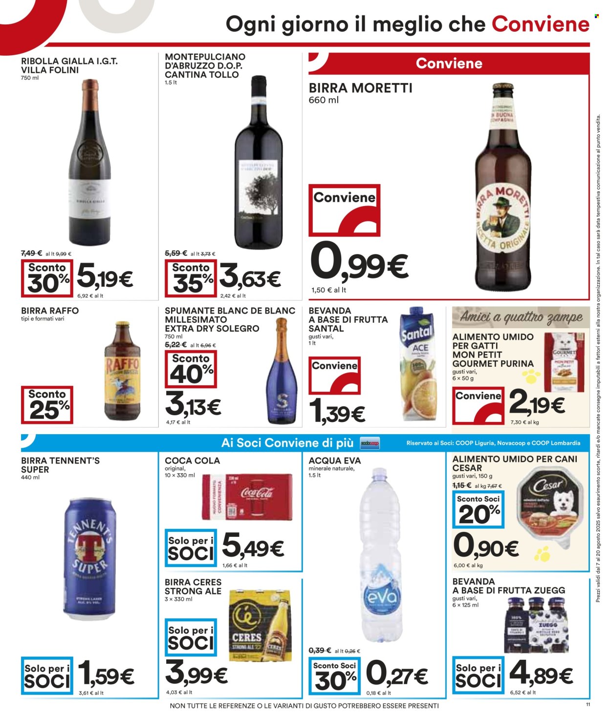 Volantino Coop - 7/8/2025 - 20/8/2025. Pagina 11