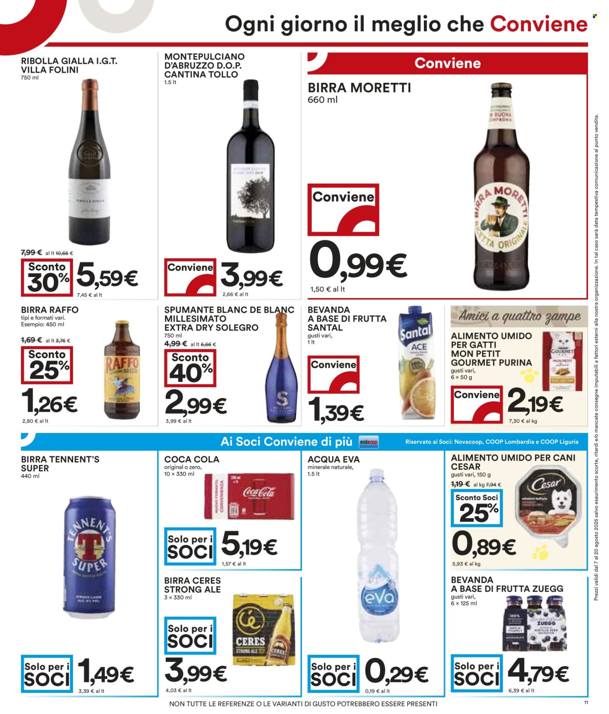 Volantino Coop - 7/8/2025 - 20/8/2025. Pagina 11